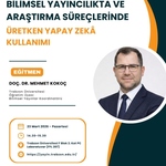 Özel Eğitim Bölümü’nden “Üretken Yapay Zekâ” Etkinliğine Katılım